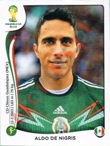 84 Aldo De Nigris – FIFA World Cup Brazil 2014 Panini