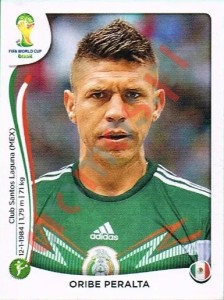 86 Oribe Peralta – FIFA World Cup Brazil 2014 Panini