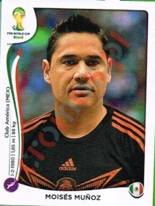 88 Moisés Muñoz – FIFA World Cup Brazil 2014 Panini