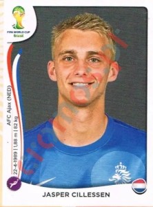 129 Jasper Cillessen – FIFA World Cup Brazil 2014 Panini