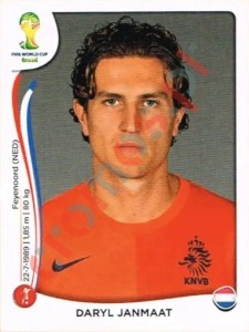 130 Daryl Janmaat – FIFA World Cup Brazil 2014 Panini