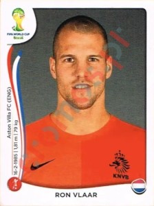 132 Ron Vlaar – FIFA World Cup Brazil 2014 Panini
