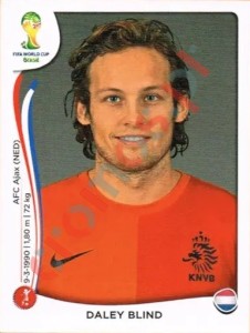 134 Daley Blind – FIFA World Cup Brazil 2014 Panini