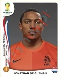 138x Jonathan de Guzmán – FIFA World Cup Brazil 2014 Panini
