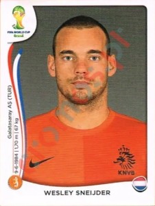 139 Wesley Sneijder – FIFA World Cup Brazil 2014 Panini