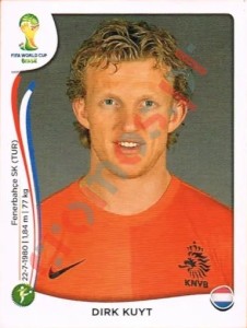 142 Dirk Kuyt – FIFA World Cup Brazil 2014 Panini