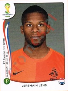 143 Jeremain Lens – FIFA World Cup Brazil 2014 Panini