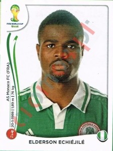 475 Elderson Echiejile – FIFA World Cup Brazil 2014 Panini