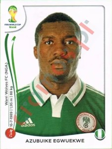 476 Azubuike Egwuekwe – FIFA World Cup Brazil 2014 Panini