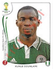 478x Kunle Odunlami – FIFA World Cup Brazil 2014 Panini