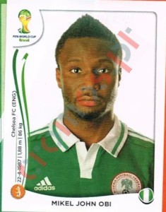 479 John Obi Mikel – FIFA World Cup Brazil 2014 Panini