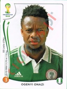 480 Ogenyi Onazi – FIFA World Cup Brazil 2014 Panini