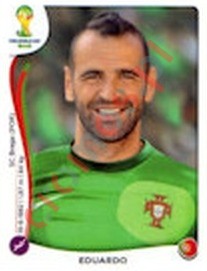 510x Eduardo – FIFA World Cup Brazil 2014 Panini