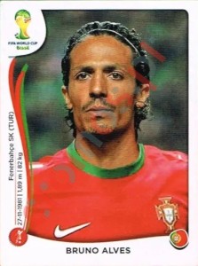 511 Bruno Alves – FIFA World Cup Brazil 2014 Panini