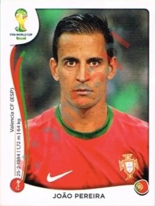 512 João Pereira – FIFA World Cup Brazil 2014 Panini