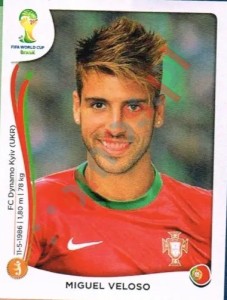 517 Miguel Veloso – FIFA World Cup Brazil 2014 Panini
