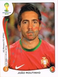 518 João Moutinho – FIFA World Cup Brazil 2014 Panini