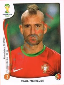 519 Raul Meireles – FIFA World Cup Brazil 2014 Panini
