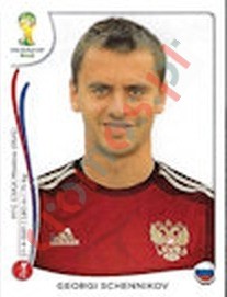 609x Georgi Schennikov – FIFA World Cup Brazil 2014 Panini