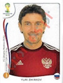 614x Yuri Zhirkov – FIFA World Cup Brazil 2014 Panini