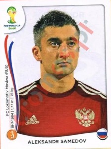 616 Aleksandr Samedov – FIFA World Cup Brazil 2014 Panini