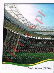 10 Estádio Nacional - Brasília
1 – FIFA World Cup Brazil 2014 Panini
