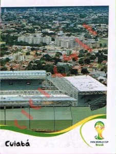 13 Arena Pantanal - Cuiabá
2 – FIFA World Cup Brazil 2014 Panini