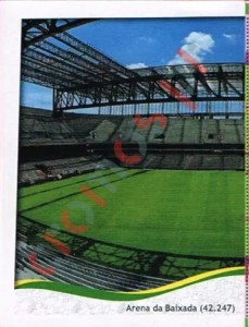 14 Arena da Baixada - Curitiba
1 – FIFA World Cup Brazil 2014 Panini