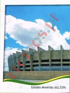 8 Estádio Mineirão - Belo Horizonte
1 – FIFA World Cup Brazil 2014 Panini