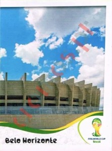 9 Estádio Mineirão - Belo Horizonte
2 – FIFA World Cup Brazil 2014 Panini