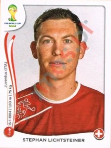 339 Stephan Lichtsteiner – FIFA World Cup Brazil 2014 Panini