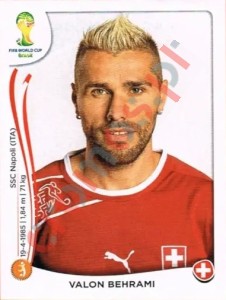 347 Valon Behrami – FIFA World Cup Brazil 2014 Panini