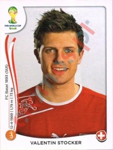 350 Valentin Stocker – FIFA World Cup Brazil 2014 Panini