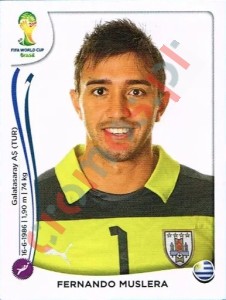 262 Fernando Muslera – FIFA World Cup Brazil 2014 Panini