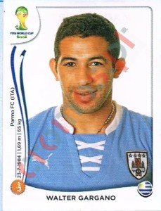 268 Walter Gargano – FIFA World Cup Brazil 2014 Panini