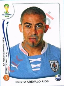269 Egidio Arevalo Rios – FIFA World Cup Brazil 2014 Panini