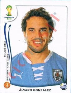 271 Alvaro Gonzalez – FIFA World Cup Brazil 2014 Panini