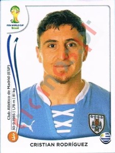272 Cristian Rodriguez – FIFA World Cup Brazil 2014 Panini