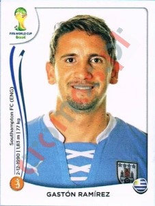 273 Gaston Ramirez – FIFA World Cup Brazil 2014 Panini