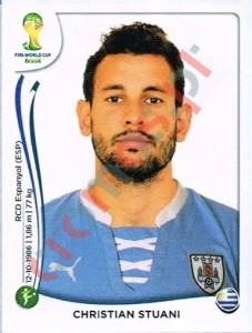 274 Cristhian Stuani – FIFA World Cup Brazil 2014 Panini