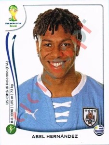 275 Abel Hernandez – FIFA World Cup Brazil 2014 Panini