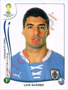 278 Luis Suárez – FIFA World Cup Brazil 2014 Panini