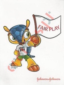 642 Fair Play (Johnson & Johnson) – FIFA World Cup Brazil 2014 Panini