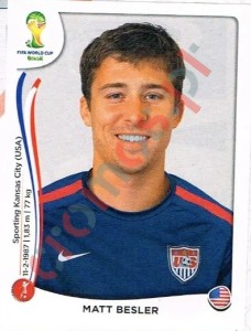 551 Matt Besler – FIFA World Cup Brazil 2014 Panini