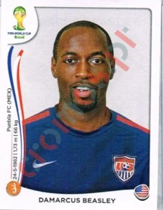 553 DaMarcus Beasley – FIFA World Cup Brazil 2014 Panini