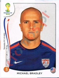 555 Michael Bradley – FIFA World Cup Brazil 2014 Panini