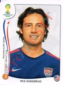 558 Mix Diskerud – FIFA World Cup Brazil 2014 Panini