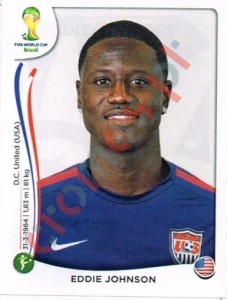 562 Eddie Johnson – FIFA World Cup Brazil 2014 Panini