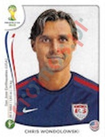 562x Chris Wondolowski – FIFA World Cup Brazil 2014 Panini