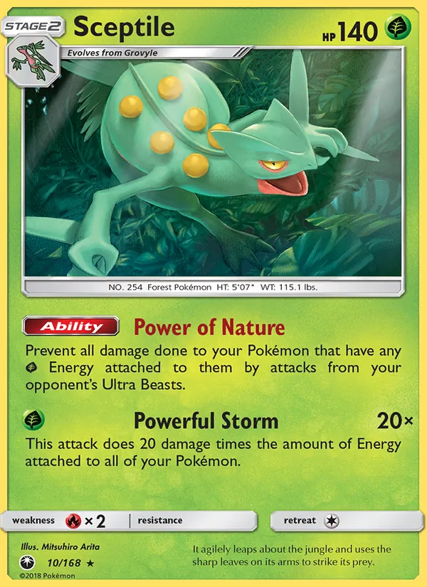10 Sceptile – Celestial Storm